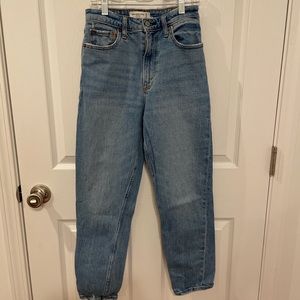 Abercrombie curve love mom jeans
